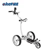 Okefire Aluminum Frame Three Wheels 24V DC Lithium Battery Electric Motor Golf Trolley