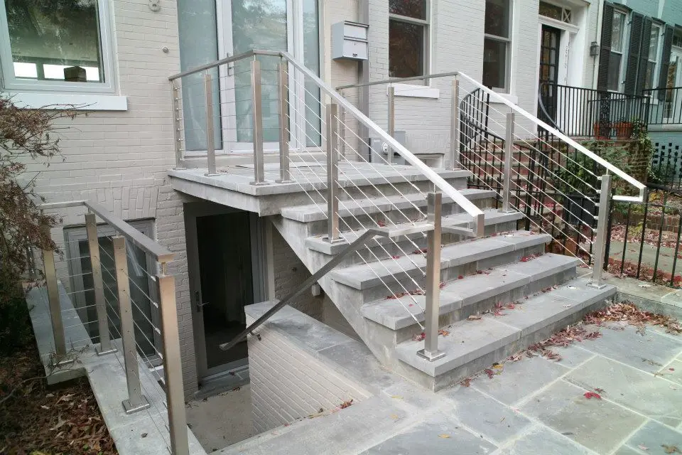 Stainless Steel Handrails For Outdoor Steps Exterior Handrail Lowes