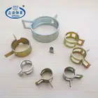 Bathtub Pipe Fitting Fixed Spring Clip Components Plastic Hose Clamp