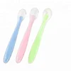 Soft silicone material baby spoons
