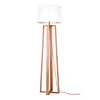Nordic Home Modern Fabric Lamp Floor Wood Tripod Standing Light For Room