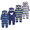 Spring baby clothes toddler boys clothes infants rompers fleece jumpsuit double-ended zipper fall baby onesie