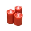 Hot Selling New Red Wax Battery Powered Flickering Flameless LED Candle