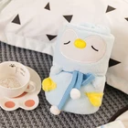 Wholesale lovely cartoon owl baby blanket super soft flannel blanket