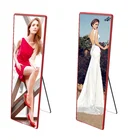 HD P2.5 wireless full color indoor shop window advertising led video display screen