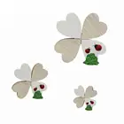 Vivid gifts Porcelain MDF lucky flower home decoration