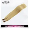 Forever remy hair brand name wholesale virgin human remy hair color 613 i tip hair extensions