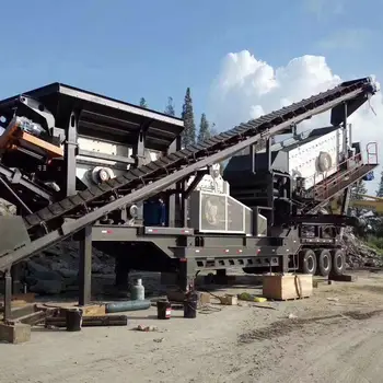 Quarry mobile crushing plant