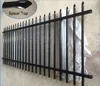 High Quality Galvanized Black Color Steel Metal Picket Fence