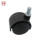 One-Stop Service 1.5 Inch Furniture Casters Wheels 2 Office Chair Caster Wheel for Sofa