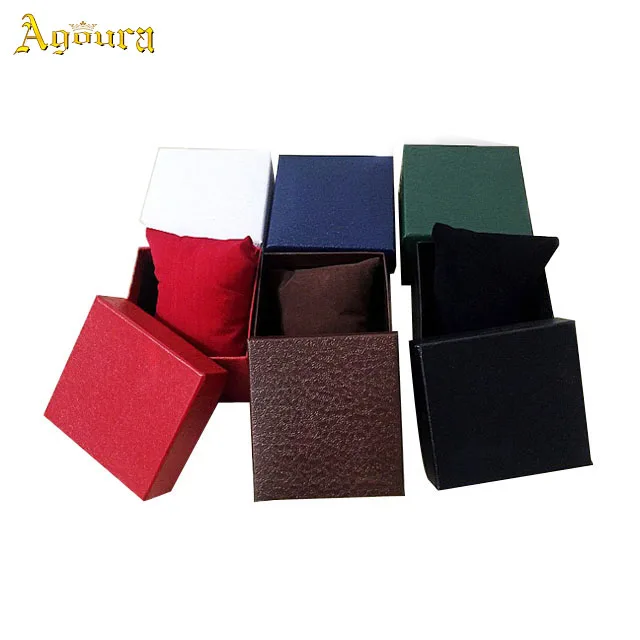 custom design square gift paper box for smart watch packaging