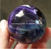 High quality Natural polished crystal fluorite ball for healing