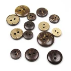 Product type round natural coconut button 2 holes button