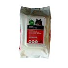 Eco-Friendly Hairball&Shed Control Grooming Pet Wipes For Dog and Cat Cleaning Wet Wipes