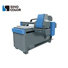 SinoColor top selling print varnish and white ink a2 flatbed tabletop uv printer FB-0906
