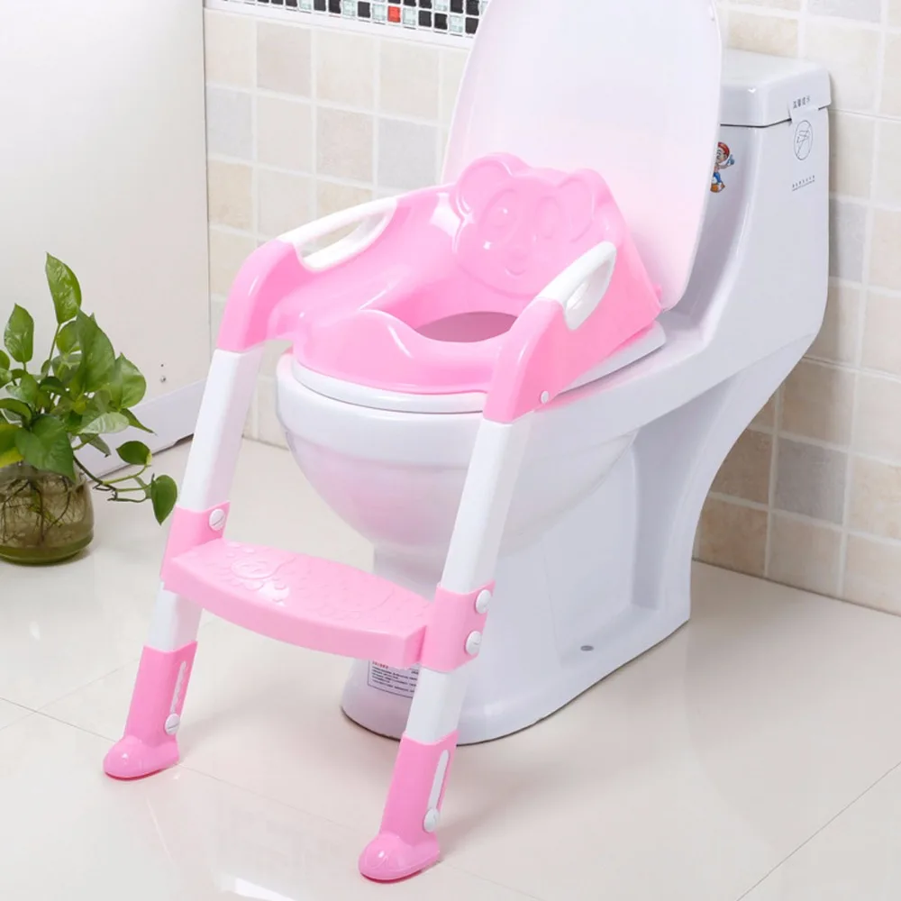Neue kunststoff wc ausbildung baby töpfchen sitz mit leiter schritt hocker für kinder
