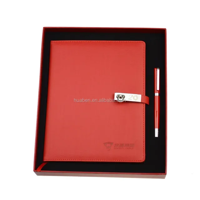 kingkey group customized notebooks with gift set/real estate