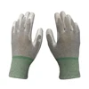 Safety Nylon PU Palm Fit Work Glove Carbon Fiber Antistatic Glove