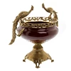 Luxury Royal Bronze Unique Hand Made Home Decoration Porcelain Brass Fruit Bowl