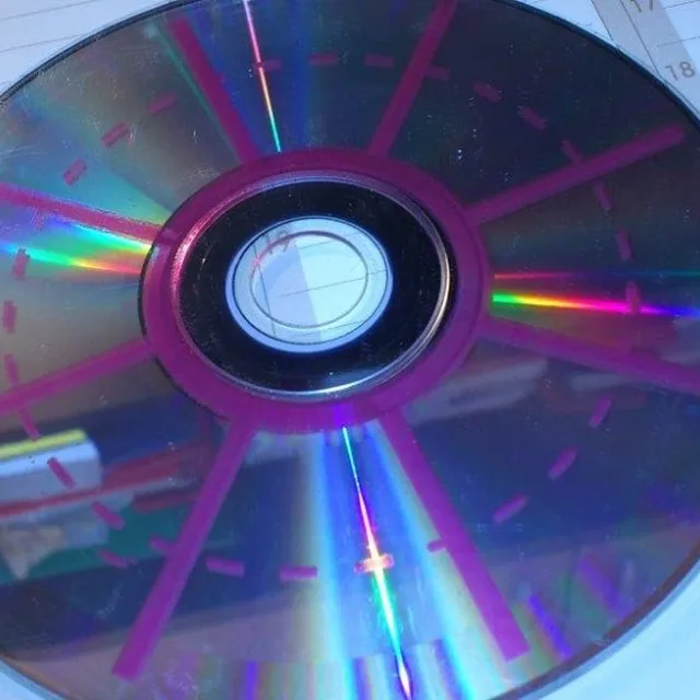 CD/DVD plastic scrap