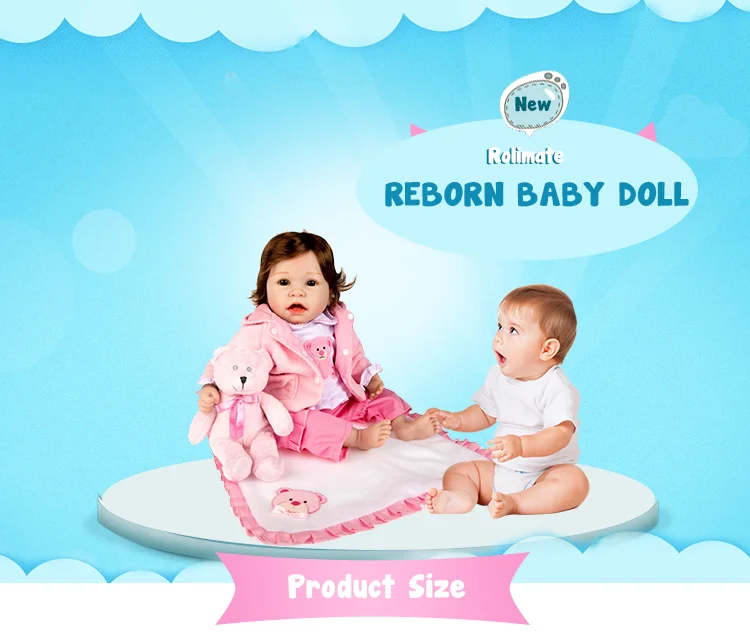 handmade simulation baby doll dreams gift set ensemble 55cm baby