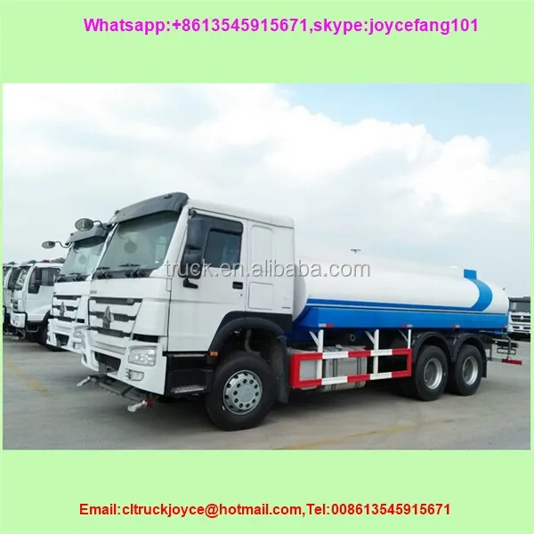 sinotruk howo 20000 liter water tank truck,water