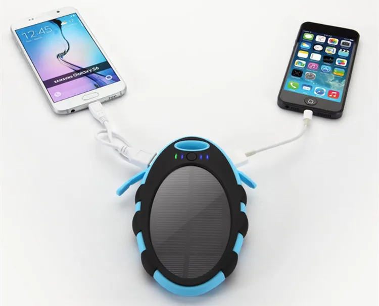 Fashionable Shape Power Bank 50000mah with Solar Panel for PC Laptop Smartphones Portable Solar Power bank - ANKUX.COM