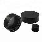 19mm 25mm 28mm black plastic pipe end cap