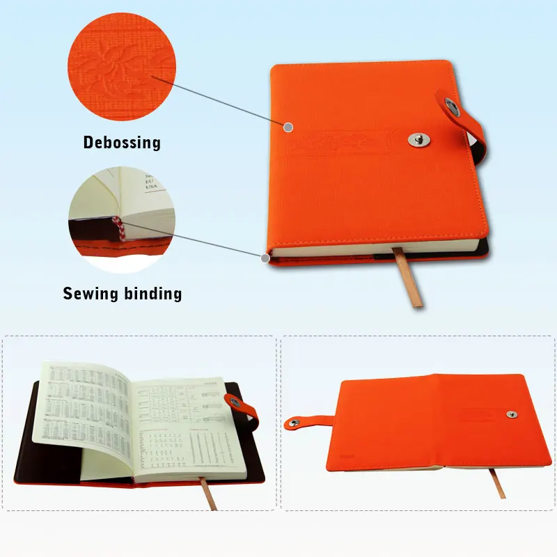 china printed a3 day school student planner hardcover notebook