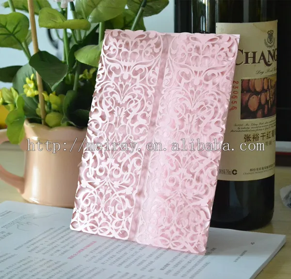 Chinese Wholesale Purple Laser Wedding Invitation Card Chinese Wholesale Purple Laser Wedding Invitation Card