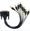 CCTV System DB25 VGA to 8 BNC female Adapter Cable