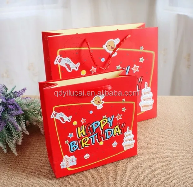 custom wholesale paper gift bags birthday party favor bags
