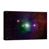 Hot sale outer space impressive shiny canvas painting for home decor