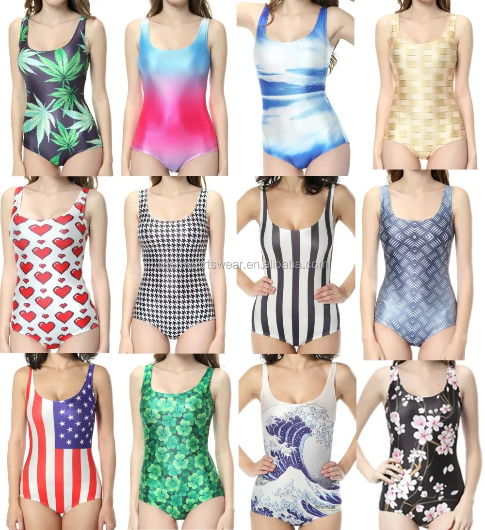 Customized Sublimation One Piece Bikini Bathing Suit Professional