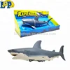 Solid pvc high quality sea animal model toy rapid friction shark with wheels