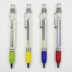 Plastic retractable pull out banner pen with customized logo printing