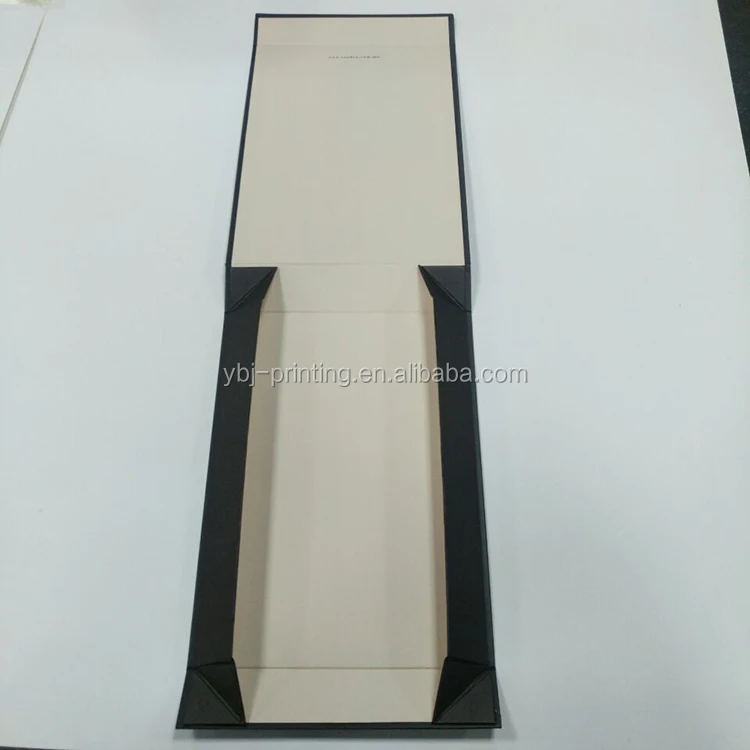 logo top grade gift box with magnet closure,custom flat pack