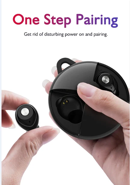 OneDer 338 portable tws earbuds with charging case design earphone true wireless stereo earphone - ANKUX.COM