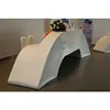 2019 hot sale variety of colors and textures Solid Surface Material small front reception desk for promotion
