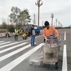 wear resistant thermoplastic glow in the dark paint luminescent road marking coating