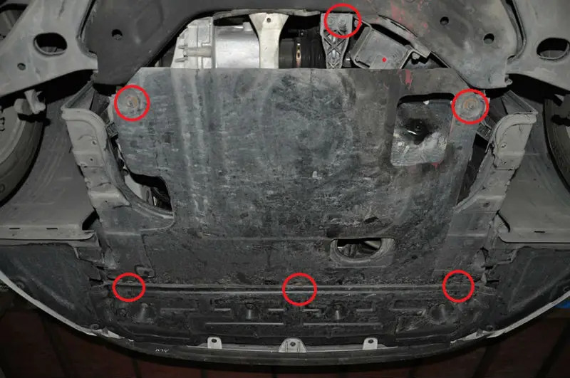 Exterior accessories auto spare parts engine protection shield for K5 plate