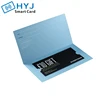 CR80 Customized pvc gift loyalty barcode card with backer/holder