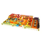 Indoor park playground equipments children's paradise customizable soft recreation facility for sale