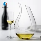 Crystal clear glass coffee wine novelty decanter
