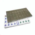 Gold cloth Mahjong High End Mahjong set For Anti cheat Puzzle Game set Teaching supplies Toy Crazy Rich Asians