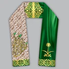 Satin Day Scarf Saudi Arabia Scarf For National Day