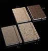 Factory wholesale custom A5 leather hard cover notebook with print
