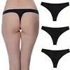 Breathe G-String panty Thong Low Waist brief Women's Sexy T-Back Cotton Underwear Low Rise Invisible Thong Bikini Bottom