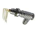 Electrical Terminal Connector 0B 6 Pin FPG Right Angle Plug And ECG Right Angle Contact Fixed Socket