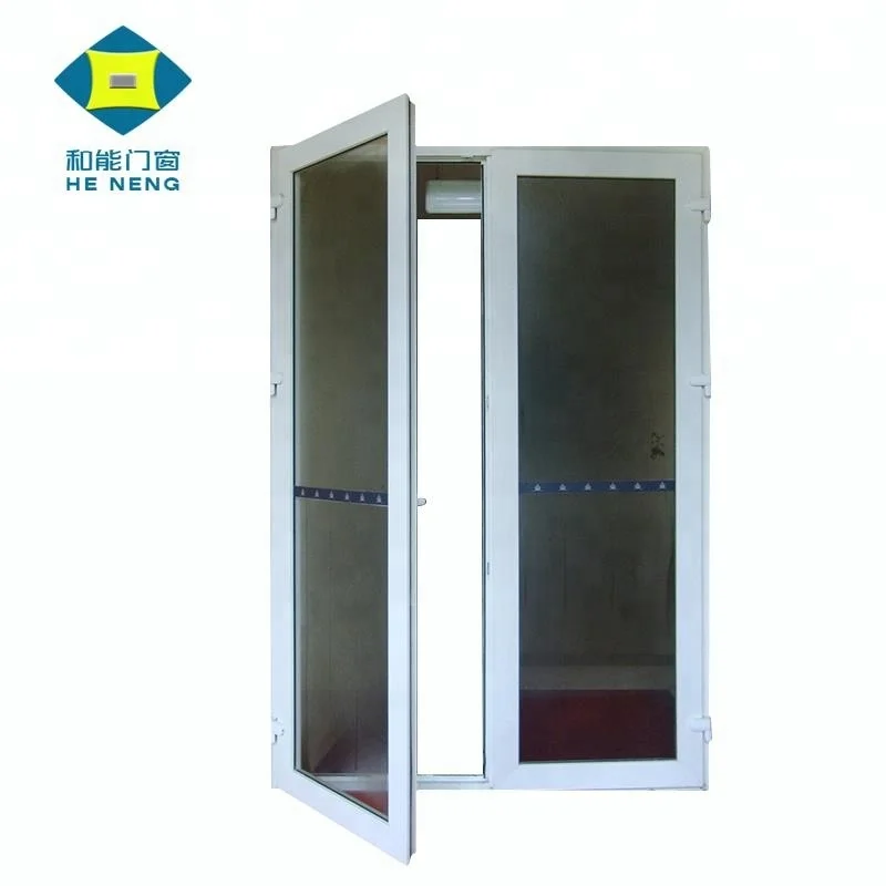 Chinese Modern Double Glass Front Entry French Commercial Doors